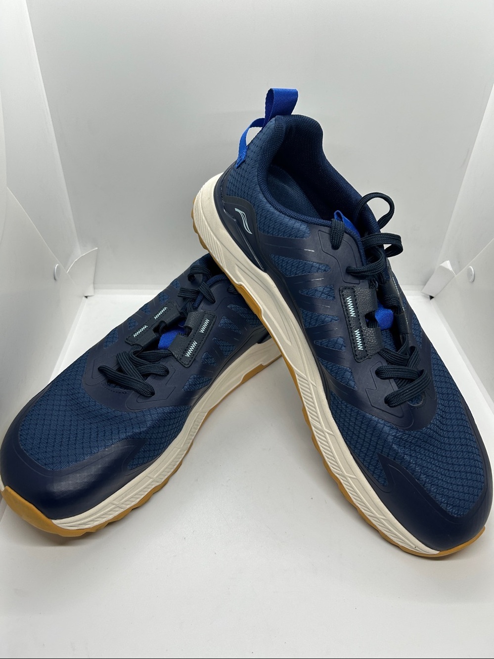 Lamincoa Blue Wide Men's Sneakers Hiking Walking Lightweight Breathable Shoe... - Picture 6 of 12